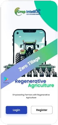 Zero-tillage dMRV app screen